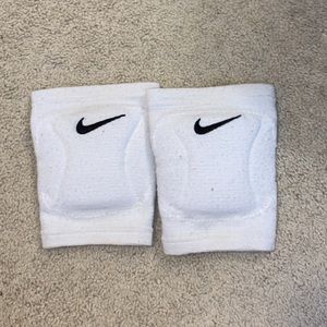 white nike volleyball knee pads